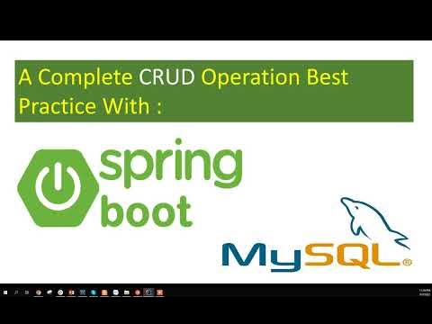 Complete Crud Operation With Spring Boot and Mysql | Best Practice ...