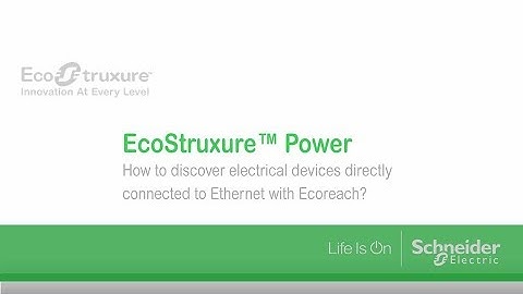 How to discover electrical devices directly connected to Ethernet with Ecoreach