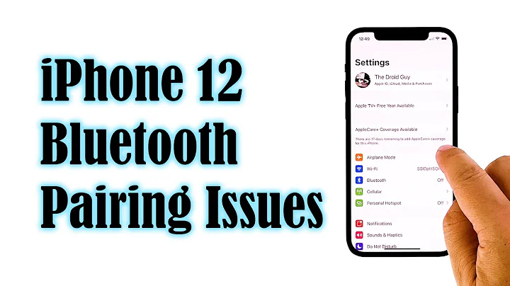 How To Fix Bluetooth Pairing Errors on Apple iPhone 12