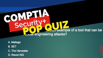 CompTIA Security+ SY0 601 PopQuiz part 1