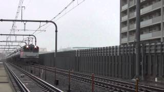 【HD】EF65-2093牽引8178レ＠越谷レイクタウン