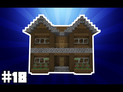 Minecraft : Kolay Modern Ahşap Ev Yapımı #18