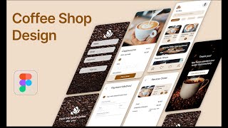 Coffee Shop Ui Design | Coffee App Design in Figma | Figma Tutorial screenshot 4