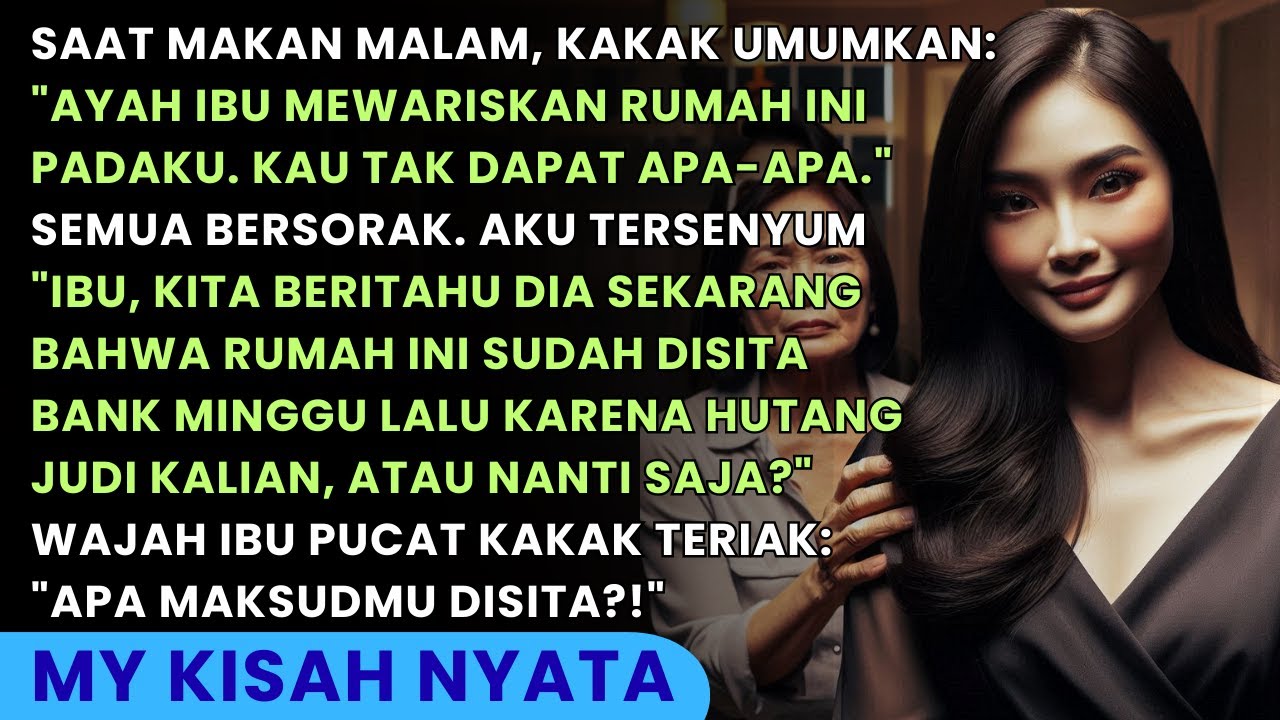 KAKAKKU MENGUSIRKU SETELAH MENDAPAT WARISAN AYAH IBU - MEREKA SYOK SAAT AKU SITA RUMAH WARISANNYA