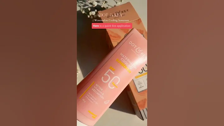 Dot & Key Watermelon Cooling Sunscreen Review | Lightweight, Non-Greasy SPF for Oily Skin #sunscreen