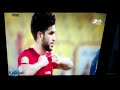 فضيحة ضربة جزاء الاهلى الثانية وليد ازارو يقطع التيشرت تم المنتج