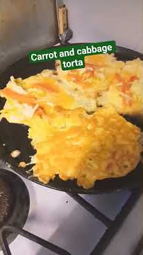 Carrot and cabbage torta #shortsfeed #food #shortsviral #torta #short