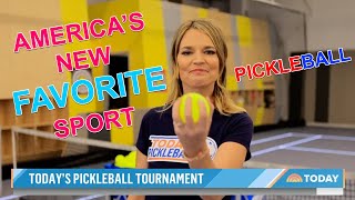 What Is Pickleball? Today Show Anchors Dink Around In A Mini Pickleball Tournament