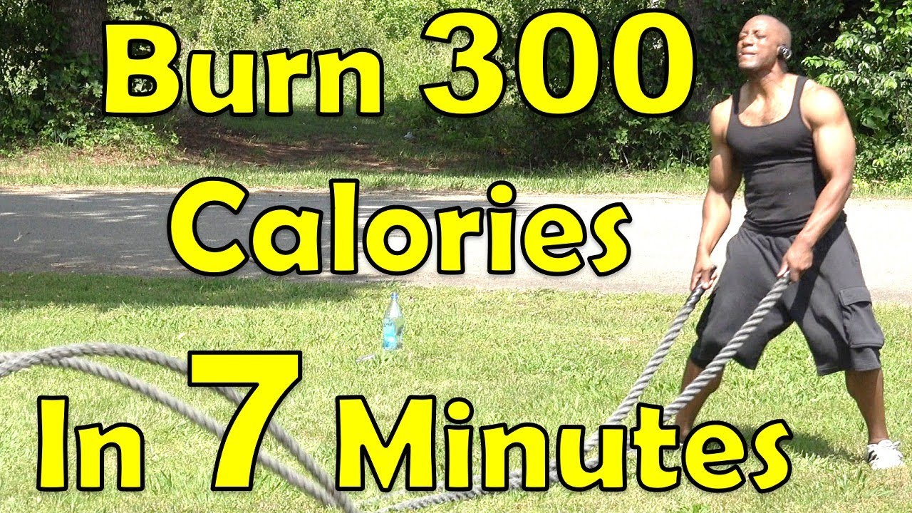 7-минутная тренировка с канатом для похудения