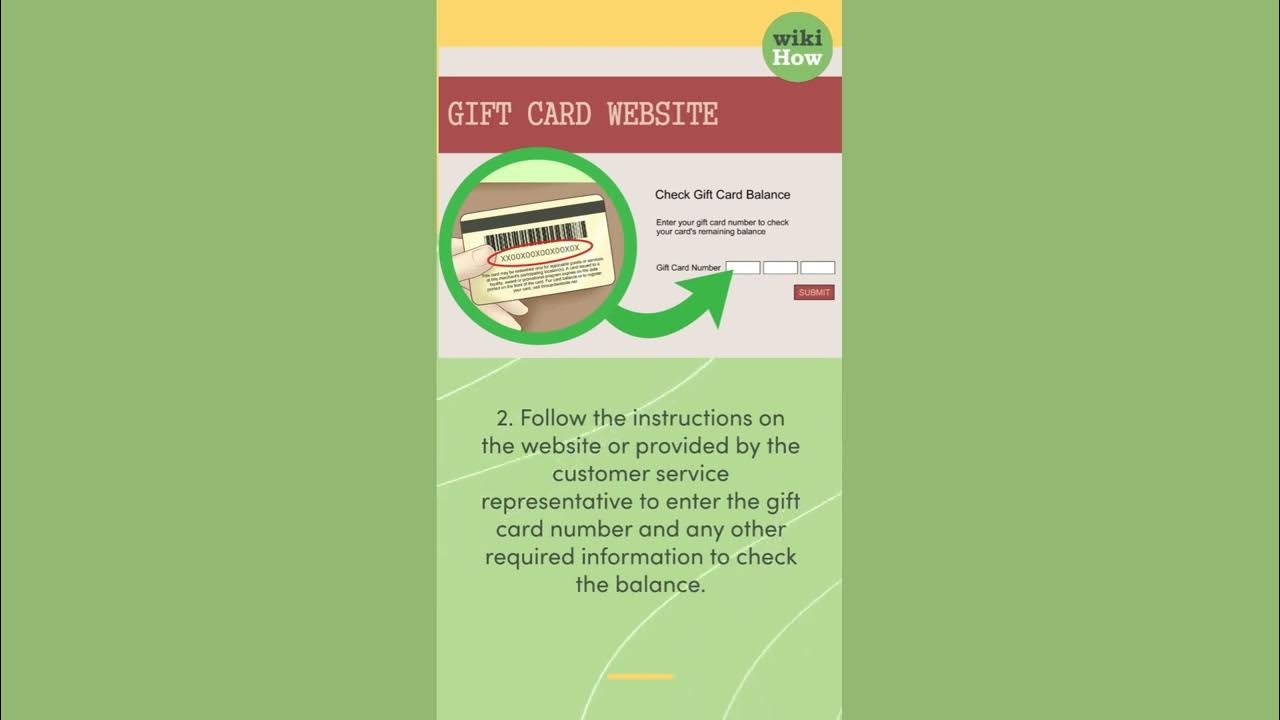 how-to-check-visa-gift-card-balance-youtube