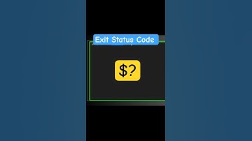 exit status code of the command executed, $? env variable #shellscripting #linuxcommandlinetutorial