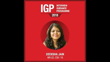 IAS Topper Rank-22 Deeksha Jain from Unique Shiksha
