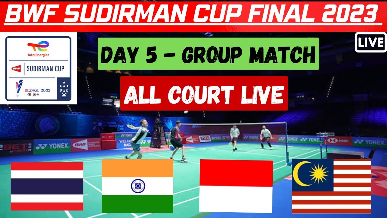 🔴LIVE Day 5 Jonatan Christie vs Kunlavut Vitidsarn Match Live Score Sudirman Cup Finals 2023