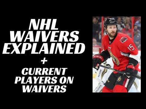 nhl waiver claims