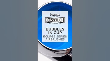 No More Air Bubbles in your Airbrush Cup | Iwata Eclipse CS | Fix 🖌️✨   #IwataQuickTech