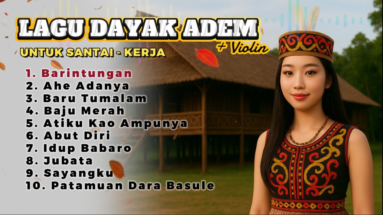 Lagu Dayak | Kumpulan Lagu Dayak Enak di Dengar + VIOLIN | DAYAK TUNE
