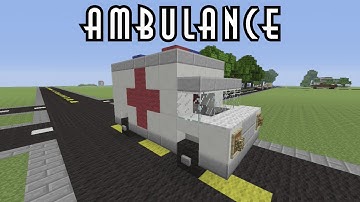 Minecraft Vehicle Tutorial - Ambulance
