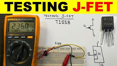 {730} How To Test JFET || Check JFET with Multimeter