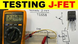 {730} How To Test JFET || Check JFET with Multimeter