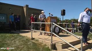 WATCH: Goodyear Tire workers rally for good jobs in Akron