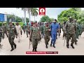 مني ركو مناوي حاكم إقليم دارفور يزور الدمازين ويقول إن الجيش سيستعيد الكرمك قريباً.