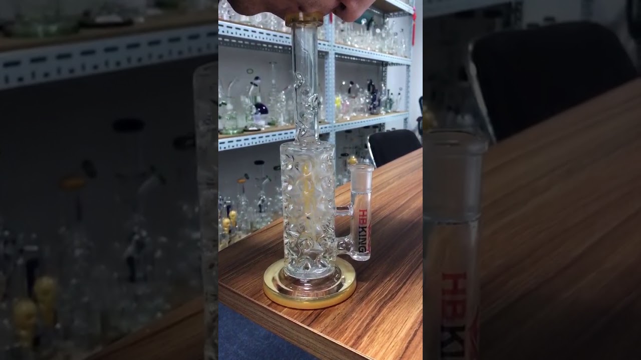 HB king K620 glass water bong hitman headshop bubbler pipes oil rig smoking