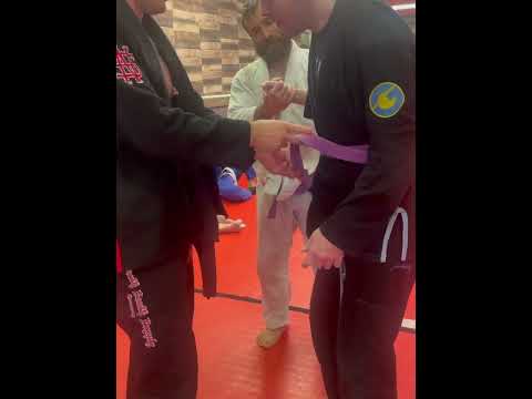 Brian Achieves Purple Belt