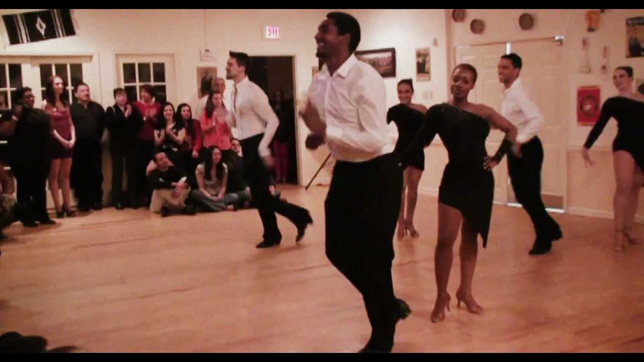 Cobo Brothers Dance Company, Salsa@Las Enchiladas, Cary NC 3.9.2013 video to gif