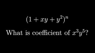 Trinomial expansion coefficient - Oxford Mathematics Admissions Test 2014