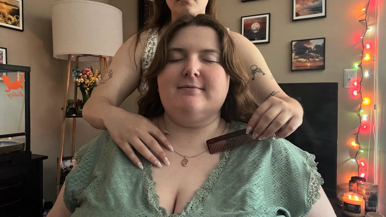 asmr | shoulder + collarbone relaxation ⭐️