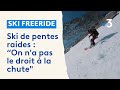 La freerideuse juliette willmann face  lapprentissage du ski de pentes raides