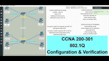 CCNA 200-301 En Francais - Lecon 26 : Configuration & Verification du Trunking (3)