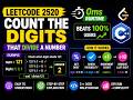 LeetCode 2520 in 0ms 🚀 | Count the Digits That Divide a Number | Easy C++