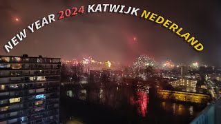 New year 2024 Katwijk Nederland. سال نو میلادی هلند شهر کاتویک ۲۰۲۴