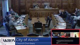 City of Akron Council Committee Meetings - 10.27.2025