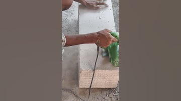 AAC BLOCK Cutting #spbconstruction