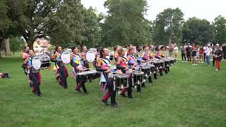 Colts Drumline - Box Drill in the Prelims Lot