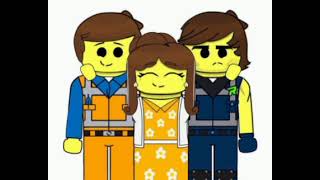 Emmet, Mommy and Tito from Lego Movie