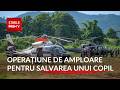 Copil dispărut căutat de salvamontiști și jandarmi, cu drone și un elicopter