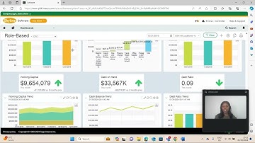 Dashboard Components in Sage Intacct