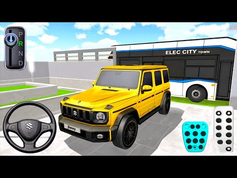 Golden Suzuki Jimny Car Game - 3D Driving Class Simulator - Driving Game 3D - Game Car Game