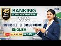 Banking Foundation Batch 2026 | English - Conjuction | FREE Day-15 Class#edumerit