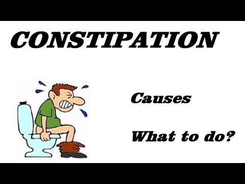 Constipation and its causes. How to get rid of constipation?