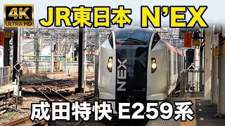 (4K) JR東日本 成田特快 N'EX Narita Express E259系列車