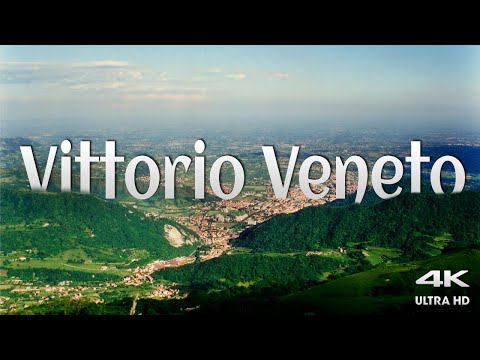 Vittorio Veneto 4k | Italy nature 4k | FLYING OVER ITALY 4K