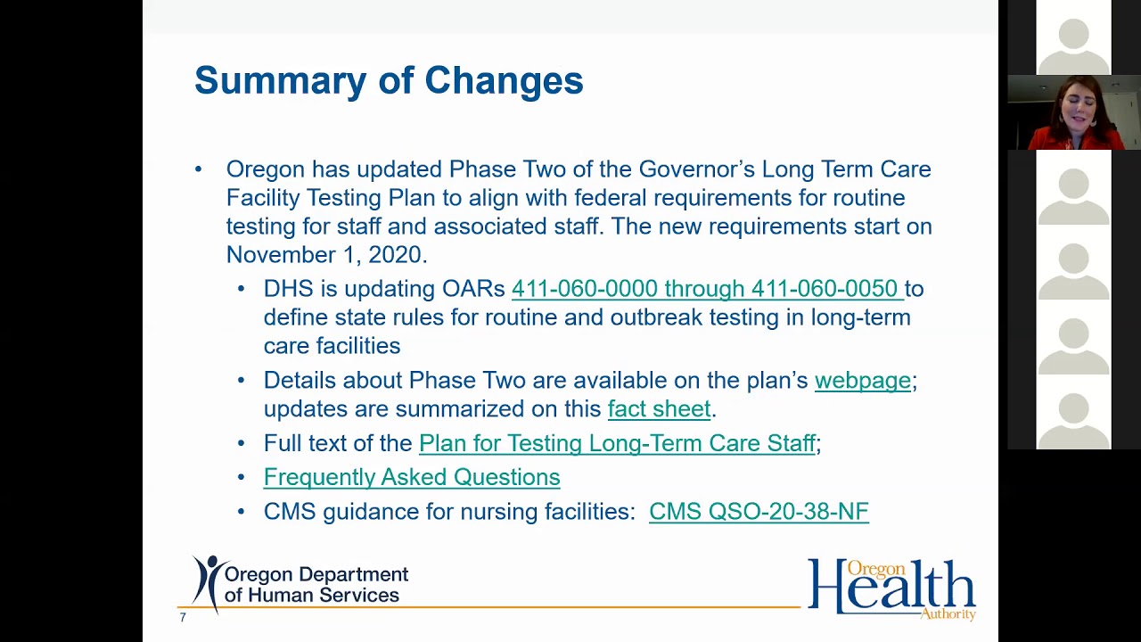 DHS Routine Testing Rule Webinar