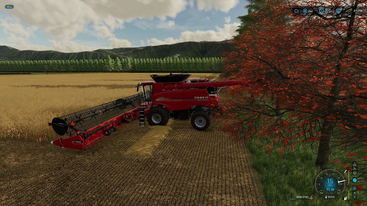 FS22 Maypole Farm * Episode 33 * New Grain Header, Oat Harvest, Straw Swaths
