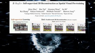 E-RayZer: Self-supervised 3D Reconstruction as Spatial Visual Pre-training (Dec 2025)