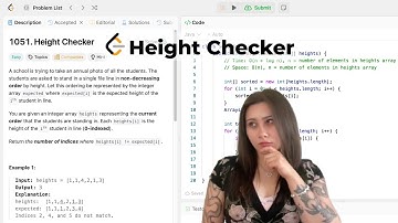 Height Checker LeetCode - Java