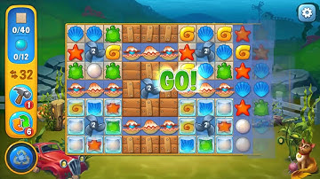 Fishdom level 684 Gameplay (iOS Android)